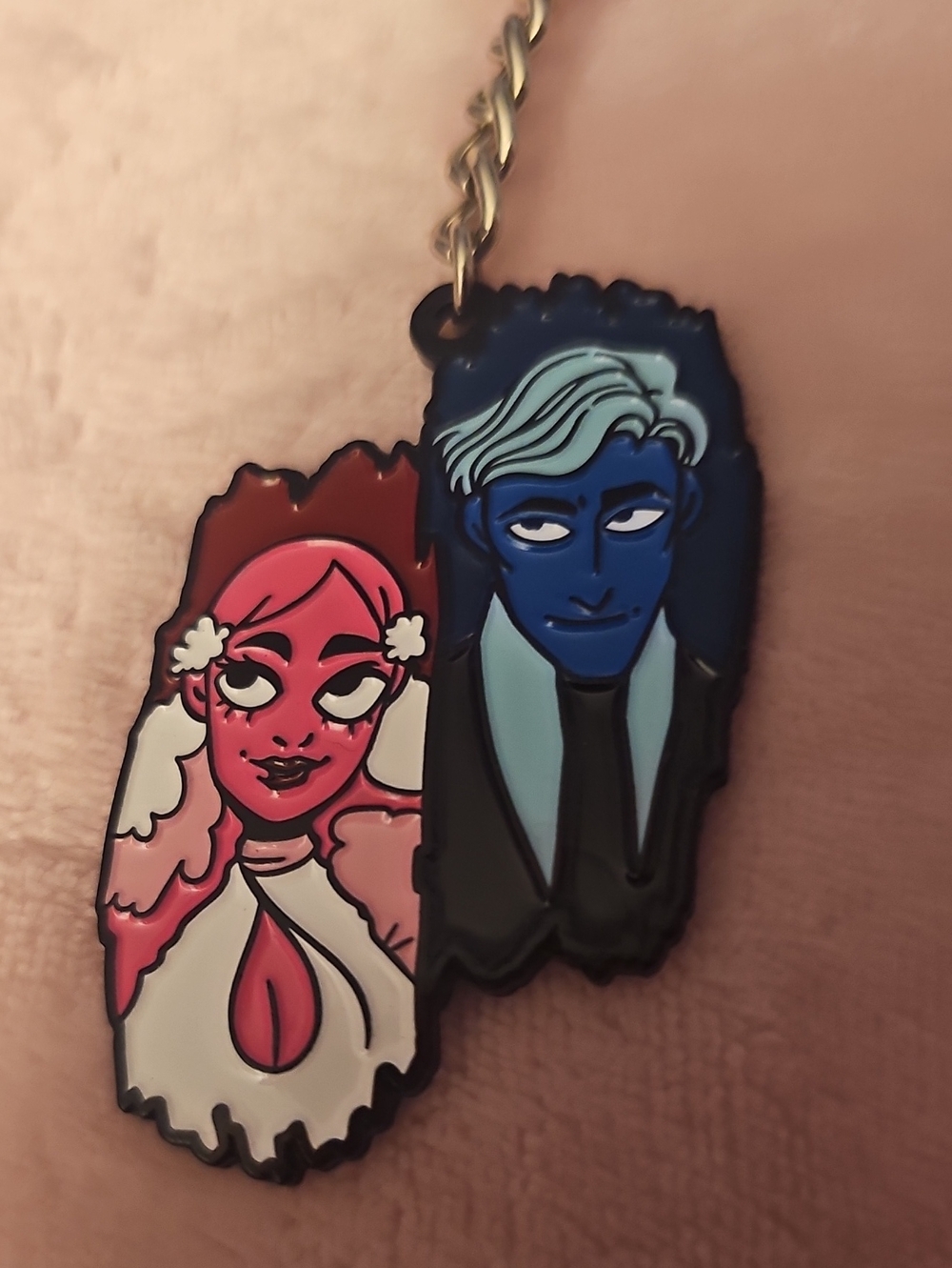 Lore Olympus Enamel Keychain Charm